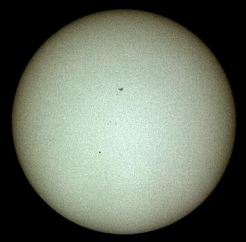Sun, Mercury transit, 2016-5-9 1636 hrs, 1msec, GSO 6RC. flattener, QHY8- frame197.jpg